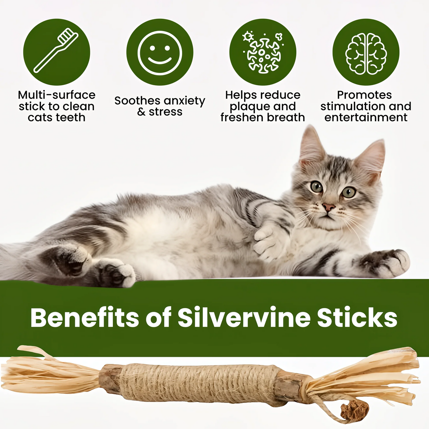 Pawliq Natural Silvervine Dental Sticks